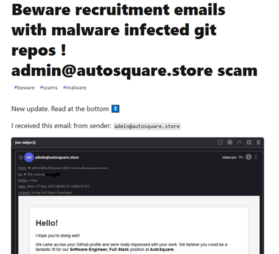 입사 제안드립니다